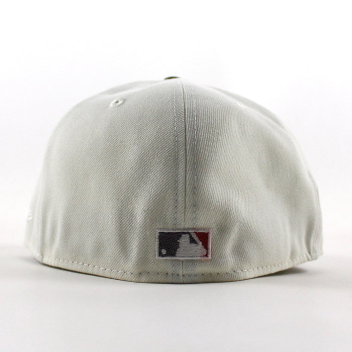 Cincinnati Reds 1988 All Star Game New Era 59Fifty Fitted Hat (Chrome White Black Green Under Brim)