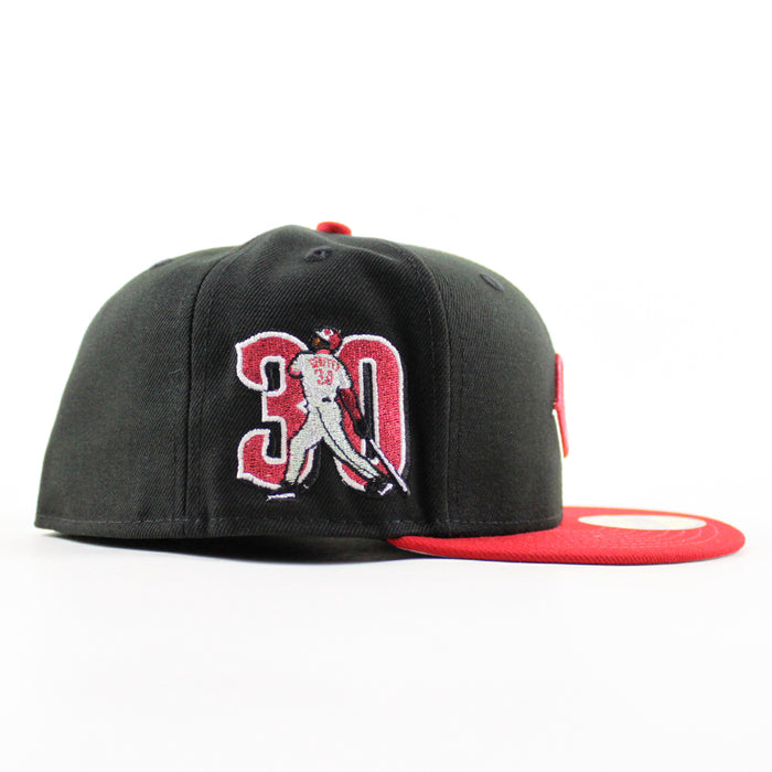 Cincinnati Reds x Ken Griffey Jr. 30 Years New Era 59Fifty Fitted Hat (Black Red Gray Under Brim)