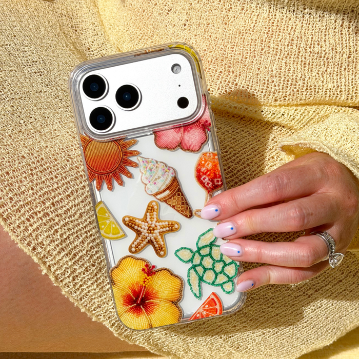 Close up shot of Island Girl Summer Phone Case