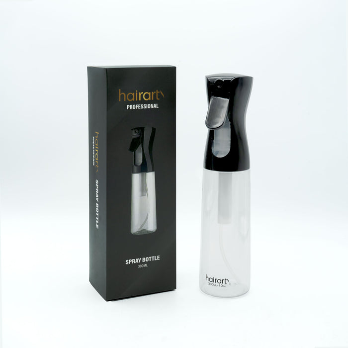 Clear Spray Bottle - Black Sprayer (10 oz)
