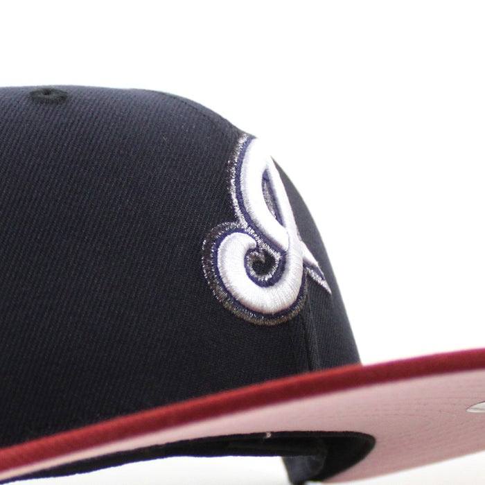 Cleveland Indians 1999 All Star Game New Era 59Fifty Fitted Hat (Navy Red Pink Under Brim)