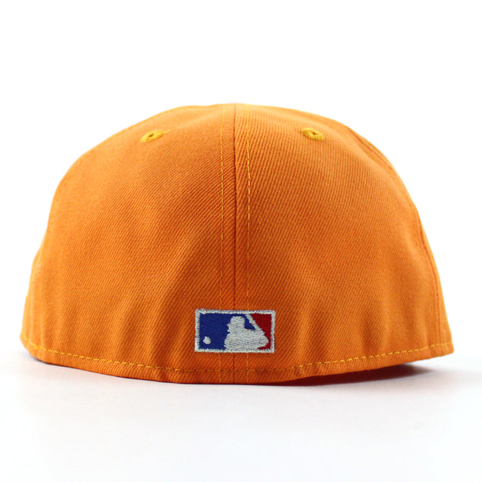 Cleveland Indians Jacobs Field New Era 59Fifty Fitted Hat (Orange Black Gray Under Brim)