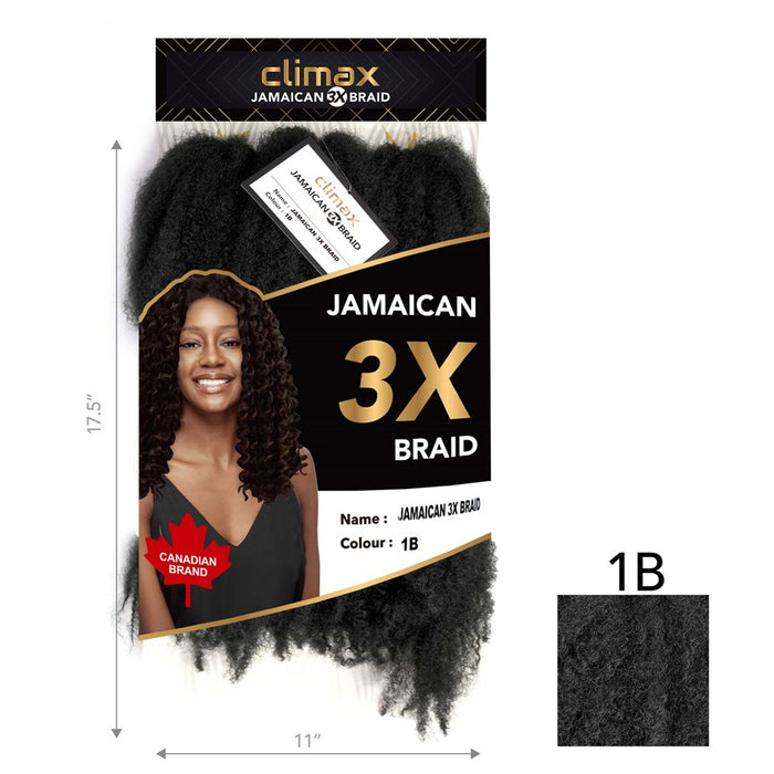 CLIMAX 3X Jamaican Braid⁠ - Afro Kinky Senegalese Twist Hair