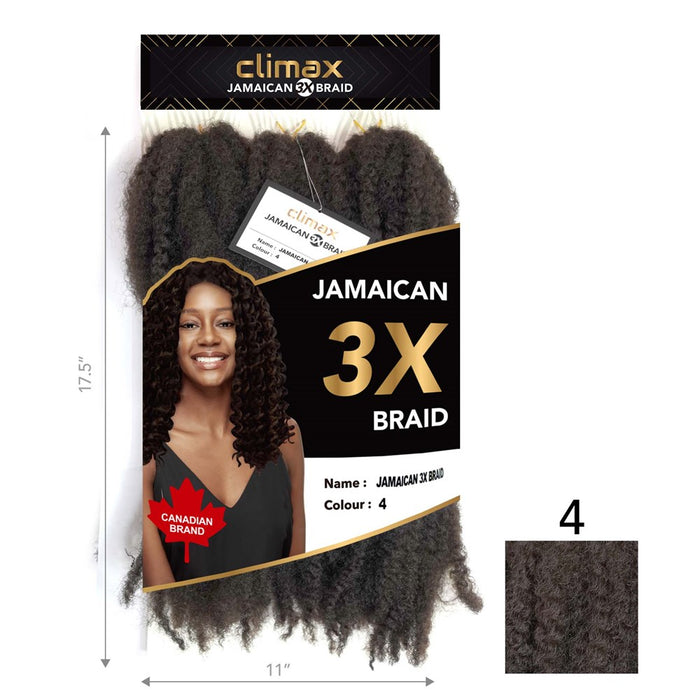 CLIMAX 3X Jamaican Braid⁠ - Afro Kinky Senegalese Twist Hair