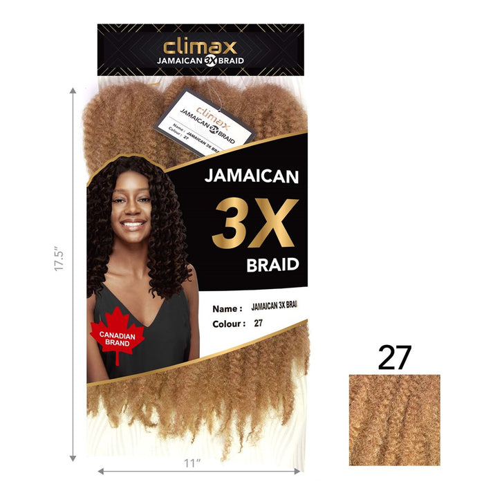CLIMAX 3X Jamaican Braid⁠ - Afro Kinky Senegalese Twist Hair