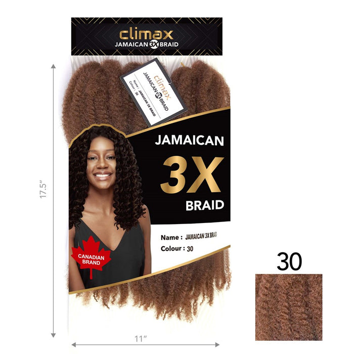 CLIMAX 3X Jamaican Braid⁠ - Afro Kinky Senegalese Twist Hair