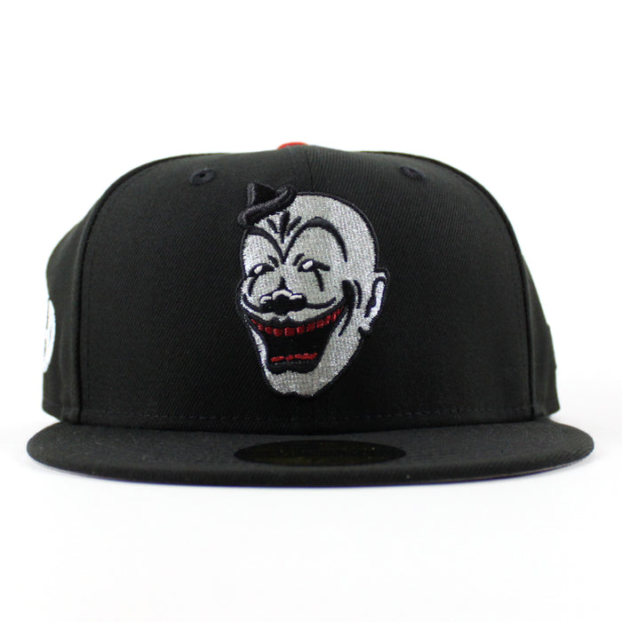 CLOWN HALFTIME New Era 59Fifty Fitted Hat (Black Gray Under Brim)