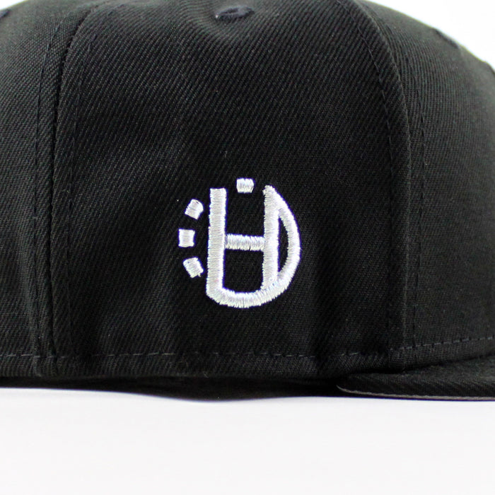 CLOWN HALFTIME New Era 59Fifty Fitted Hat (Black Gray Under Brim)