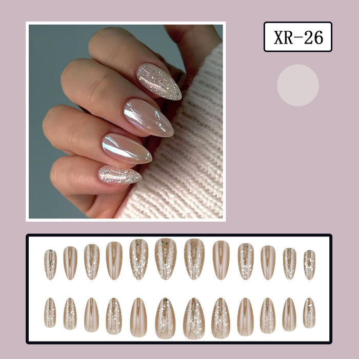 Coffee almond glitter
