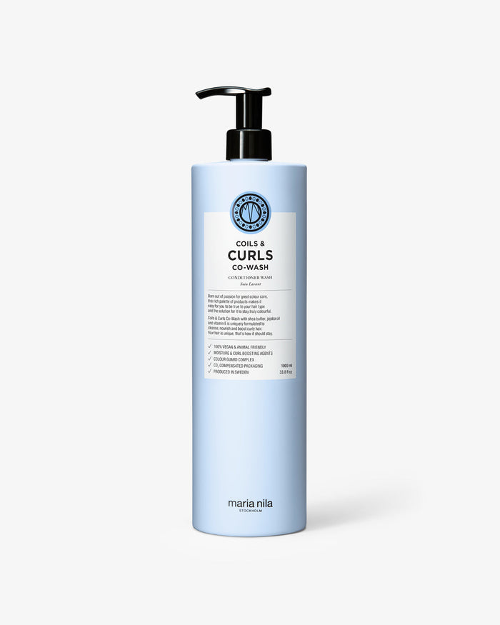 Coils & Curls Co-wash Liter - Maria Nila hair care at Solvi Salon, Boise, Idaho