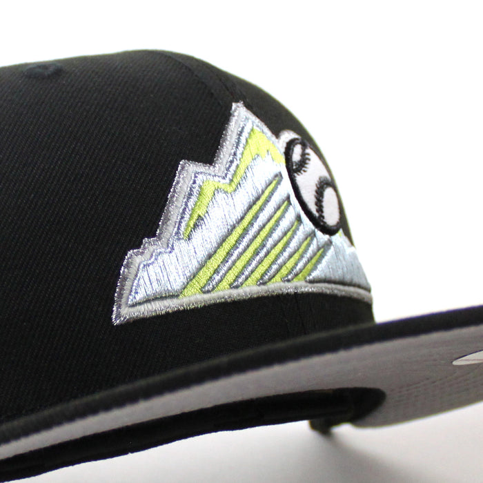 Colorado Rockies 25 Years New Era 59Fifty Fitted Hat (Black Gray Under Brim)