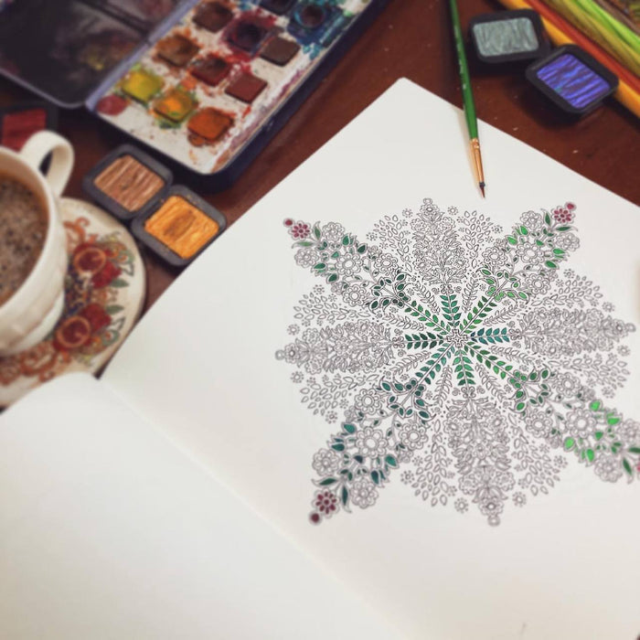 Colouring Book for Adults : Garden of Joy