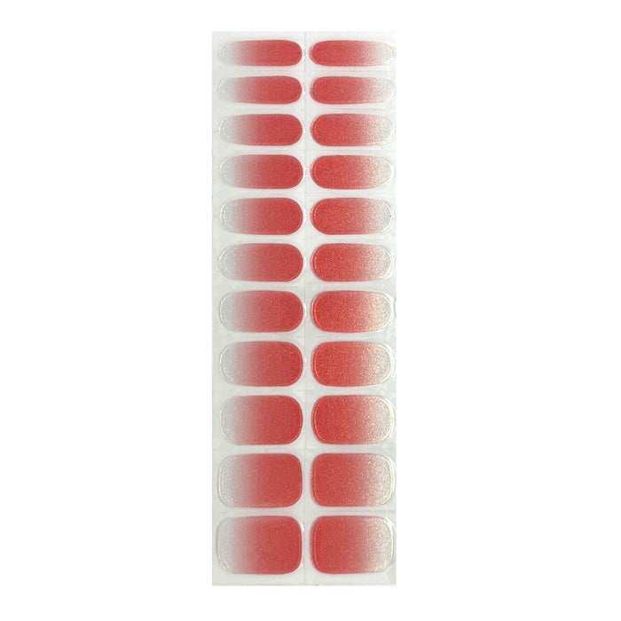 Coral Pink Shifter No Light Gel Nail Wraps (NLG)