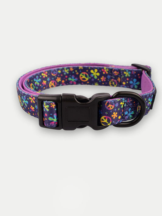Cosmic Pets Dog Collar | Peace Rainbow-Image 1