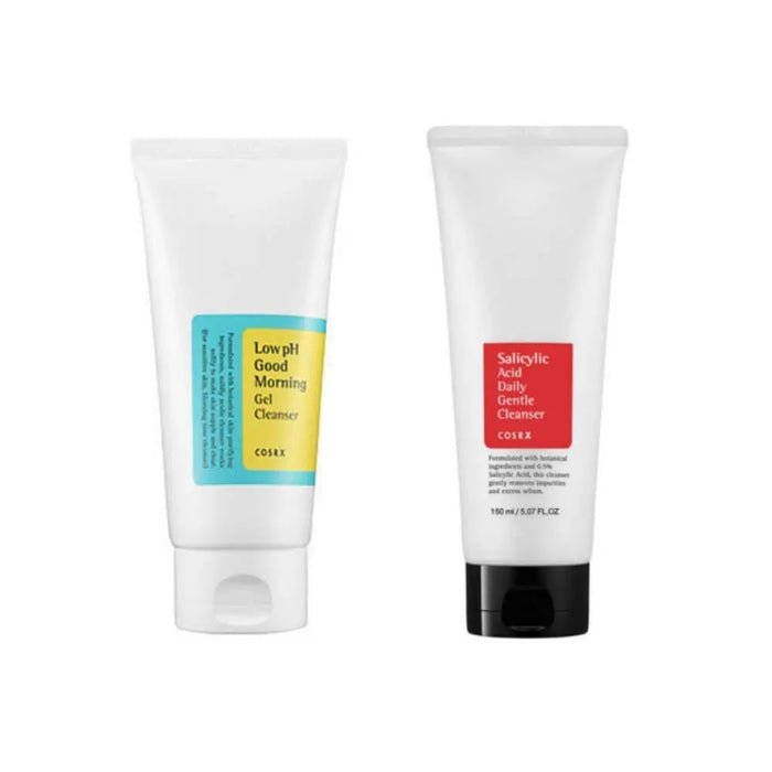 COSRX Low pH Good Morning Gel Cleanser +Salicylic Acid Daily Gentle Cleanser SET - DOKAN