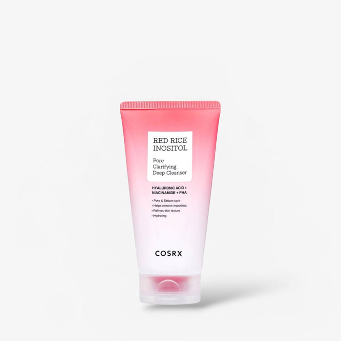 Cosrx Red Rice Inositol Pore Clarifying Deep Cleanser 150ml غسول كوسركس لتنظيف المسام بعمق مع إينوزيتول الأرز الأحمر - Princess Cosmetics Qatar