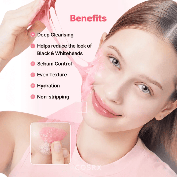 Cosrx Red Rice Inositol Pore Clarifying Deep Cleanser 150ml غسول كوسركس لتنظيف المسام بعمق مع إينوزيتول الأرز الأحمر - Princess Cosmetics Qatar