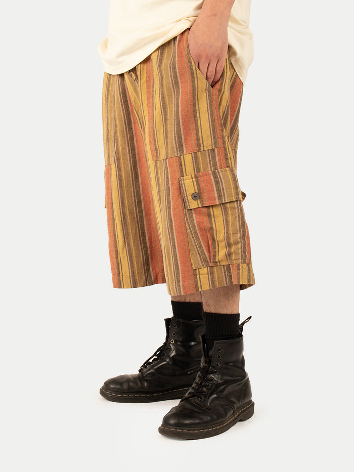 Cotton Cargo Shorts | Sage-Image 3