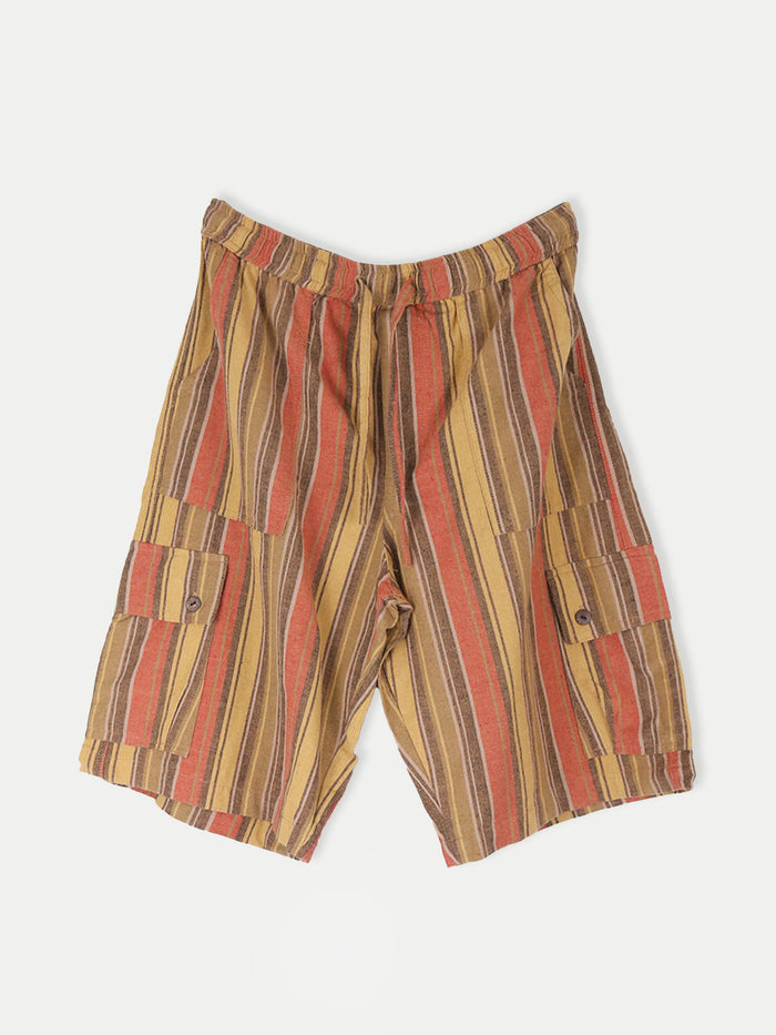 Cotton Cargo Shorts | Sage-Image 5