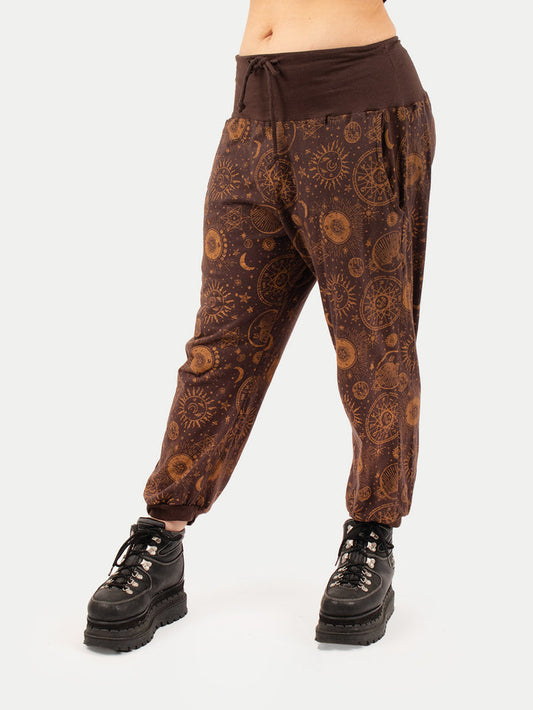 Cotton Celestial Jersey Lounge Pants | Brown-Image 1