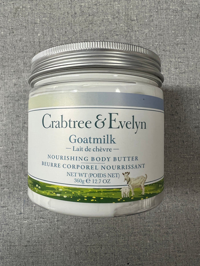 Crabtree & Evelyn GoatMilk Body Butter Jar 12.7oz