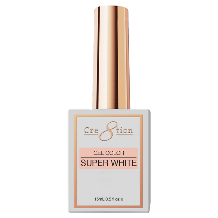 Cre8tion Super White Gel Color, 15ml
