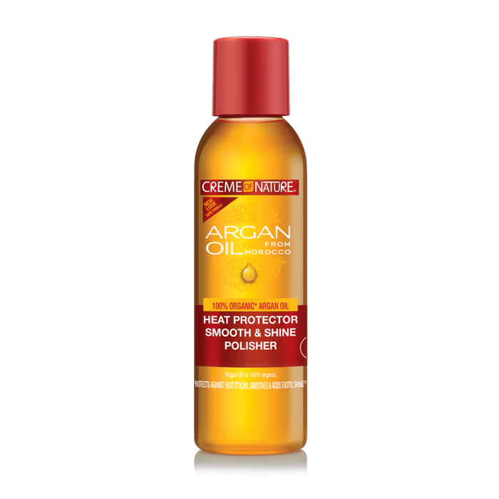 CREME OF NATURE Argan Oil Heat Protector Smooth & Shine Polisher 4oz