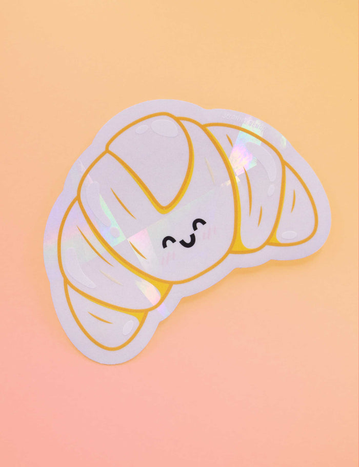 Croissant Suncatcher Decal