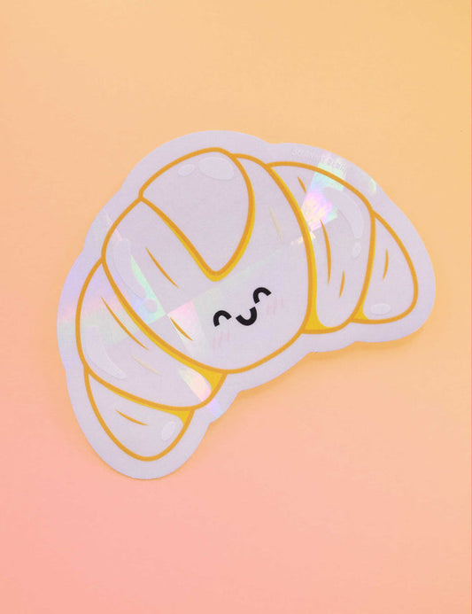 Croissant Suncatcher Decal