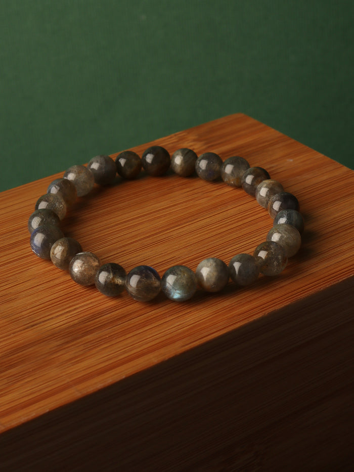 Crystal Bead Bracelet lux | Labradorite-Image 1