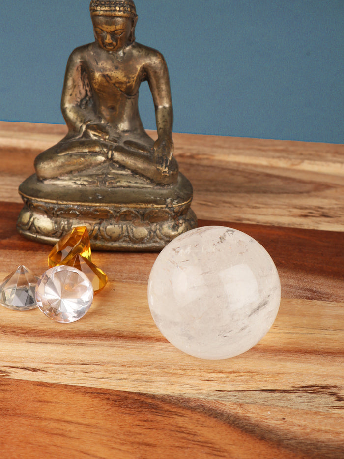 Crystal Sphere | Clear Quartz-Image 1