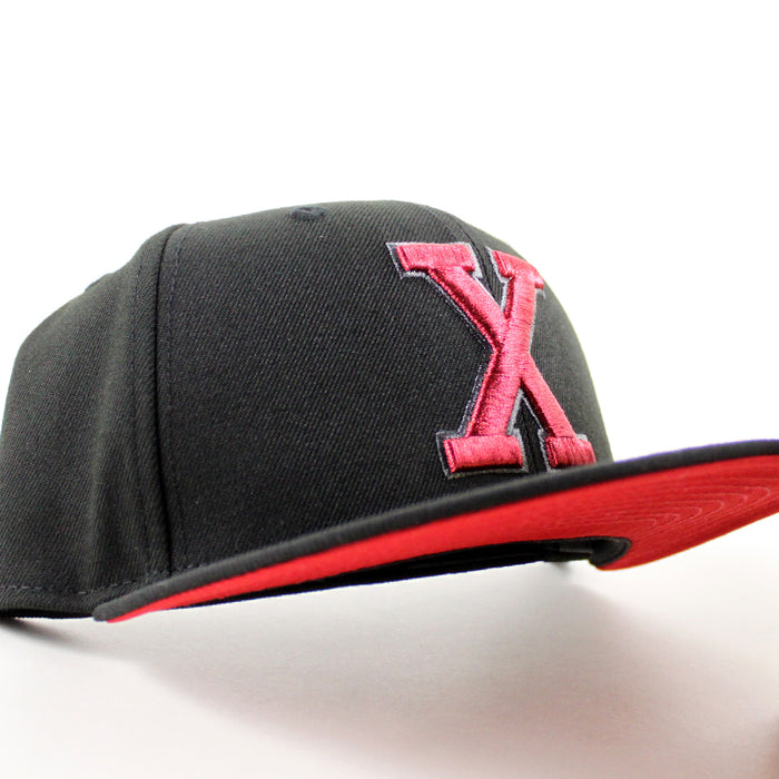 Cuban X-Giants New Era 59Fifty Fitted Hat (Black Red Under Brim)