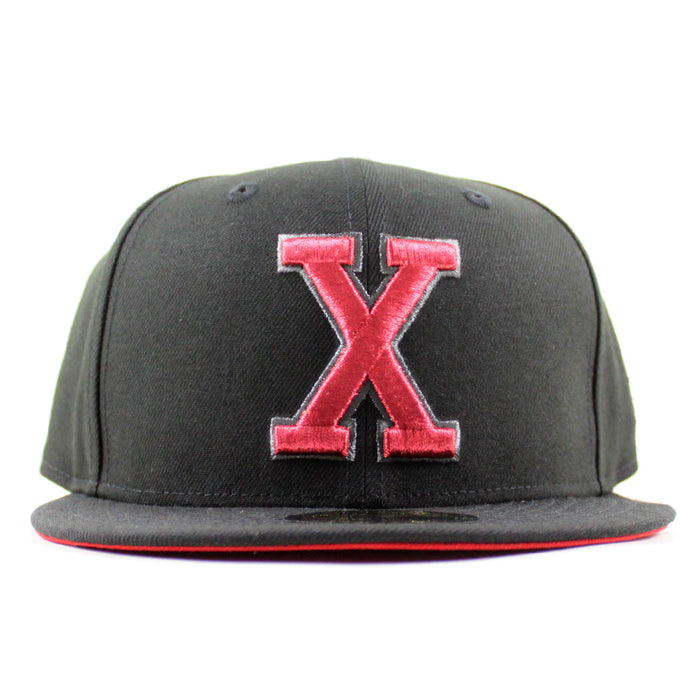 Cuban X-Giants New Era 59Fifty Fitted Hat (Black Red Under Brim)