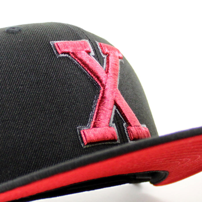 Cuban X-Giants New Era 59Fifty Fitted Hat (Black Red Under Brim)