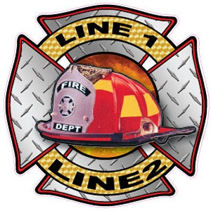 Ladies Custom  Helmet Decal