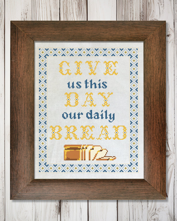 Daily Bread Cross Stitch Pattern