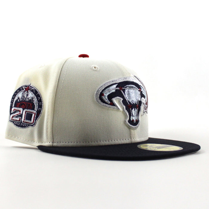 Dallas Stars 20 years New Era 59Fifty Fitted Hat (Chrome White Navy Gray Under Brim)