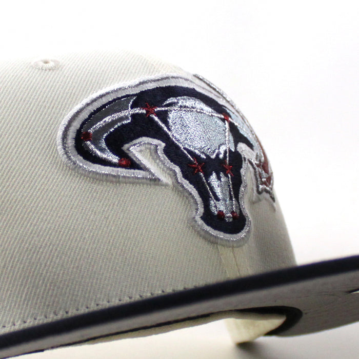 Dallas Stars 20 years New Era 59Fifty Fitted Hat (Chrome White Navy Gray Under Brim)