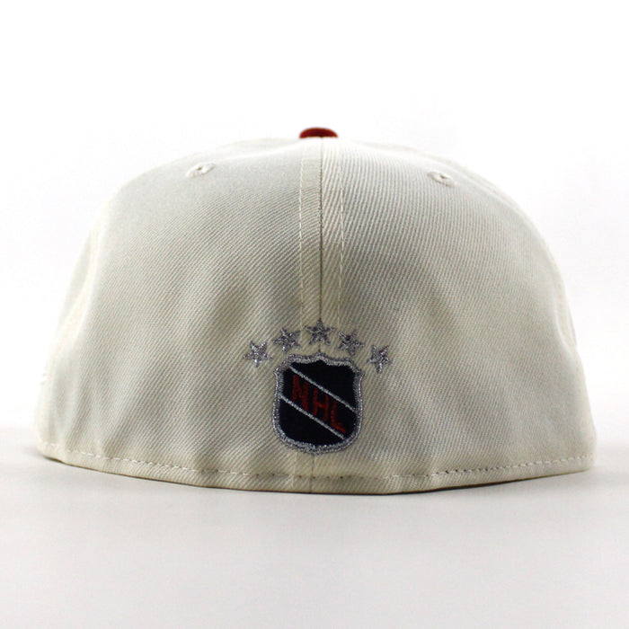 Dallas Stars 20 years New Era 59Fifty Fitted Hat (Chrome White Navy Gray Under Brim)