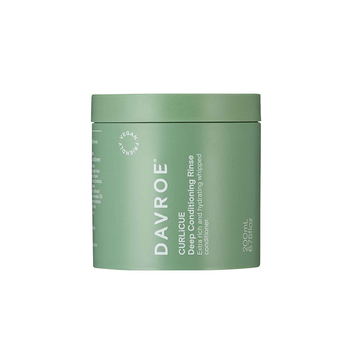 Davroe CURLiCUE Hydrating Hair Oil, Cleansing Clay and Conditioning Rinse Trio