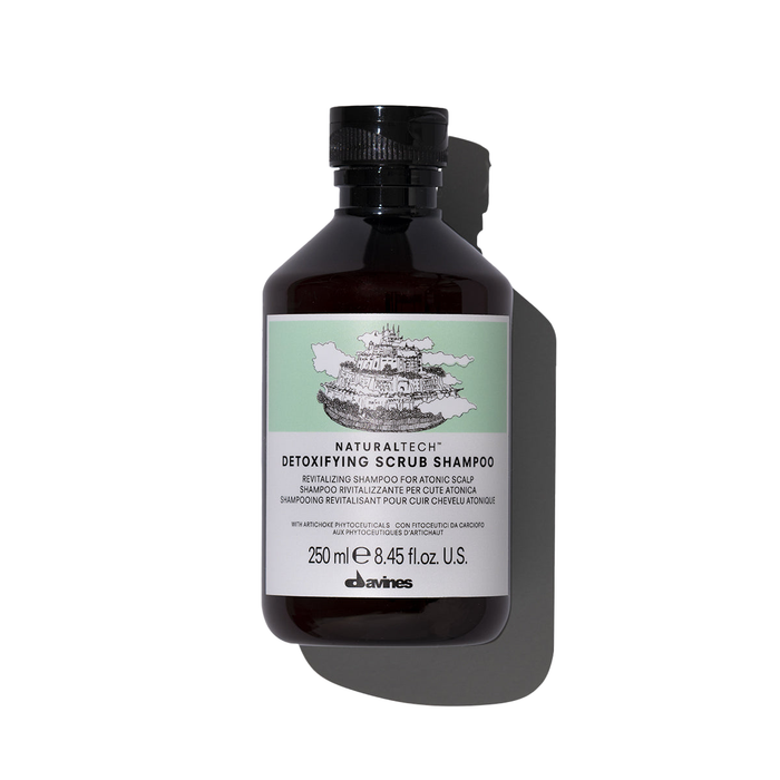 Detoxifying Scrub Shampoo standard size - Davines hair care at Solvi Salon, Boise, Idaho