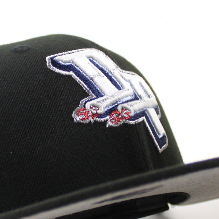 Detroit Pistons Pistons Patch New Era 59Fifty Fitted Hat (Black Gray Under Brim)