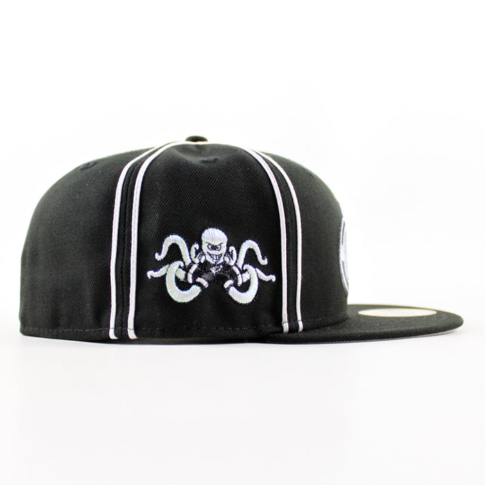 Detroit Red Wings Mascot Patch New Era 59Fifty Fitted Hat (Black Gray Under brim)