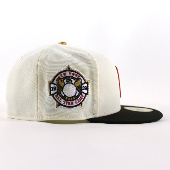 Detroit Tigers 1939 All Star Game Era 59Fifty Fitted Hat (Chrome White Black Gray Under Brim)