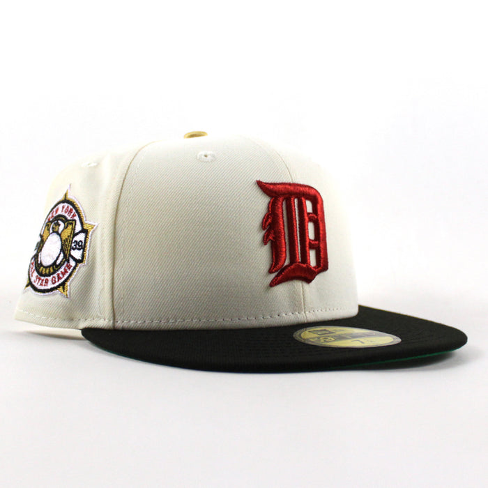 Detroit Tigers 1939 All Star Game Era 59Fifty Fitted Hat (Chrome White Black Gray Under Brim)