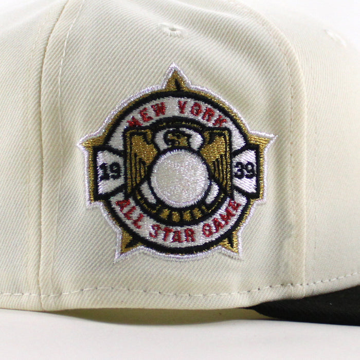 Detroit Tigers 1939 All Star Game Era 59Fifty Fitted Hat (Chrome White Black Gray Under Brim)