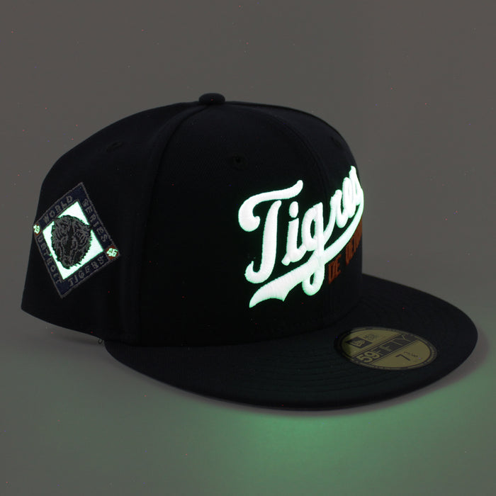 Detroit Tigers 1945 World Series New Era 59Fifty Fitted Hat (Navy Gray Under Brim)