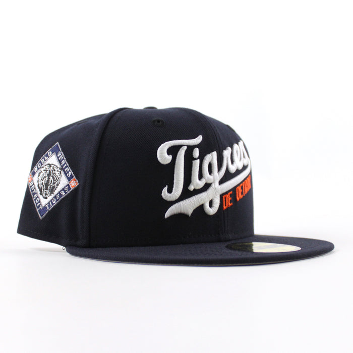 Detroit Tigers 1945 World Series New Era 59Fifty Fitted Hat (Navy Gray Under Brim)