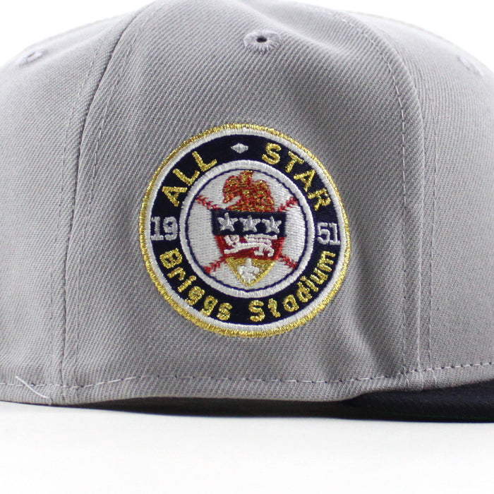 Detroit Tigers 1951 All Star Game New Era 59Fifty Fitted Hat (Gray Navy Green Under Brim)