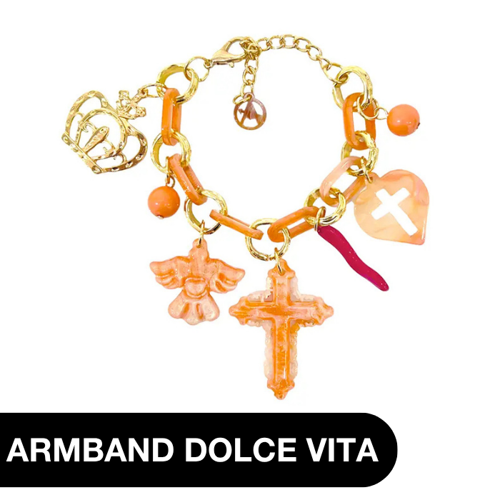 DOLCE VITA ARMBAND ORANGE